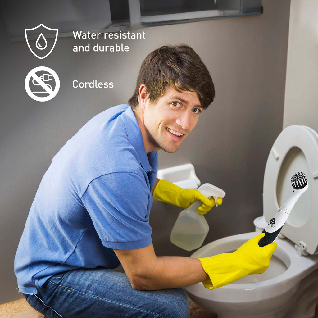 Deep Cleaning Duo Bundle: Cordless Power Scrubber Cleaning Brush + Pursonic Car Vacuum Cleaner