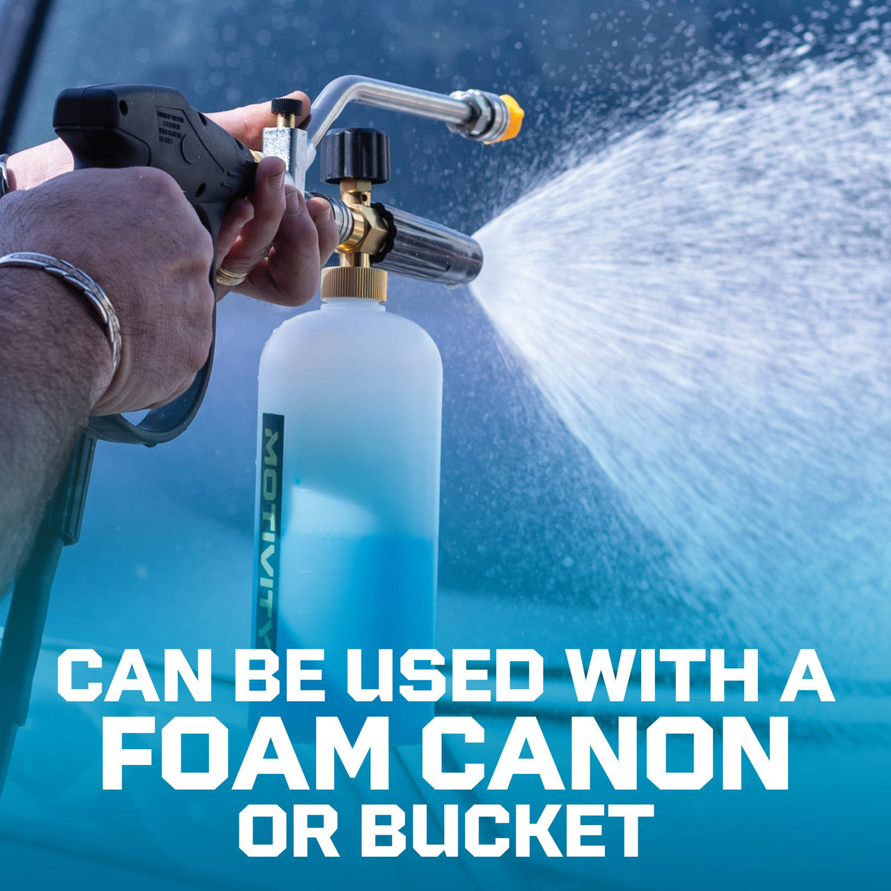 MOTIVITY Ultimate Car Wash & Detailing Kit - Includes Car Wash Soap, Snow Foam & Ceramic Washes, Spray Nozzle, 21-Piece Detailing Kit, and 2 Microfiber Cleaning Cloths